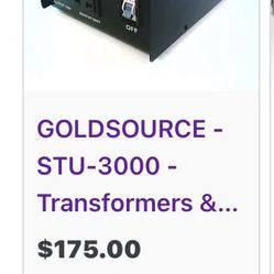 OBO         Goldsource step up and down transformer 3000 stu