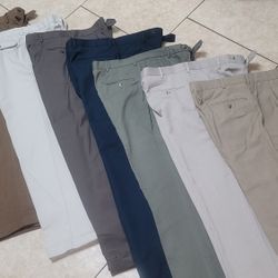 LOTS OF VERY NICE MEN'S BUSINESS OR DRESS SLACKS 