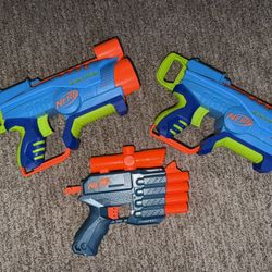 Nerf Gun Set Of 3