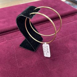 14K Gold Hoop Earrings 5.0 Grams 
