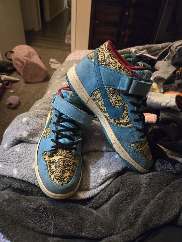 Nike SB Mid Peacock Sz10 Men