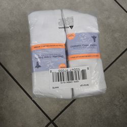 Special Essentials Diabetic Crew Socks 12 Pairs Total