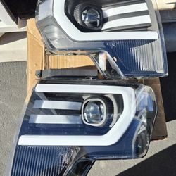 09-14 Ford F150 LED DRL Projector Headlights Luces Focos Micas Faros Faroles Headlamps 