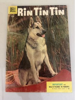 (1955)Dell Rin Tin Tin Comic Book #10