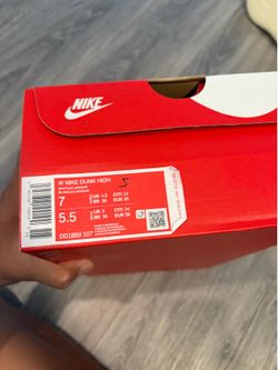 Women’s Nike high dunk size 7 Deadstock w box