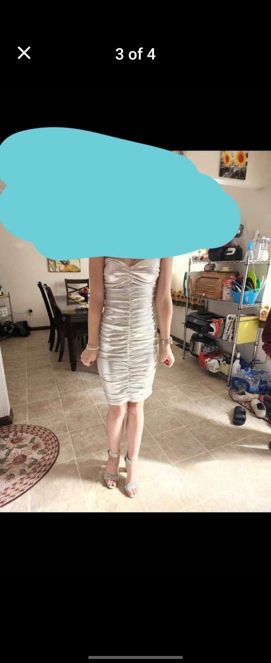 Prom Or Home Coming Dress And Jewelry