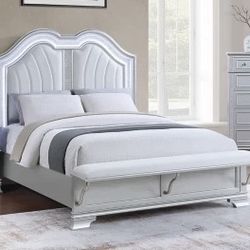 Queen Bed With Mattress 