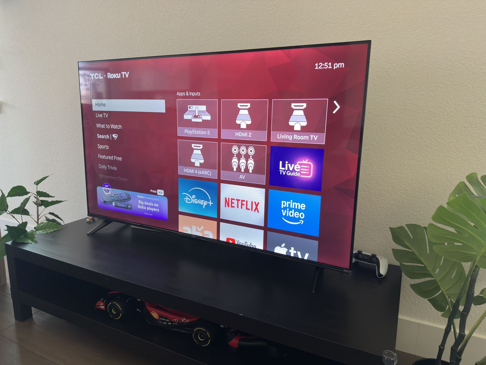 TCL 55” 4K UHD HDR Smart TV