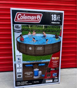 New! Coleman 18ft Pool