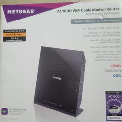 Netger C6250-100NAS AC1600 WIFI Cable Modem Router  Combo
