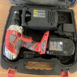 Skil 18V Cordless Drill with Battery, Charger, and Case