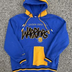 Mitchell & Ness Hardwood Classics NBA Golden State Warriors Double Hoodie XXL