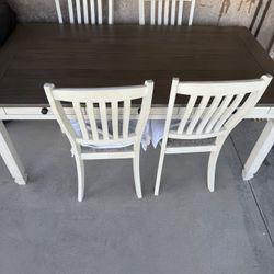 Table With 6 Chairs 