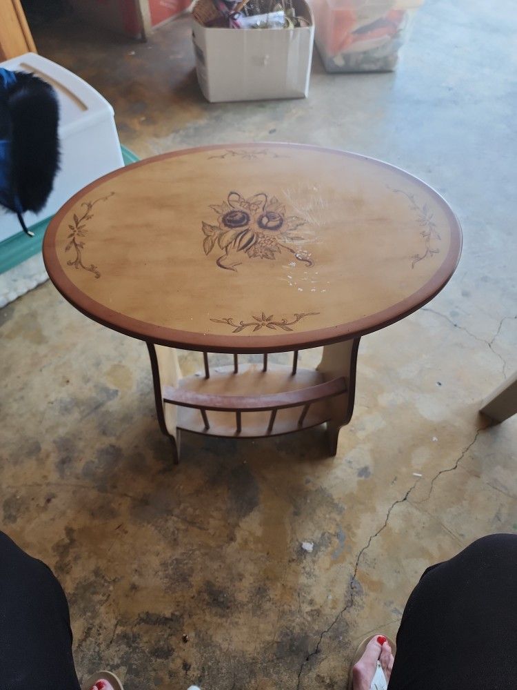 Antique Magazine Coffee Table