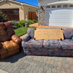 FREE CHAIR AND COUCH.  