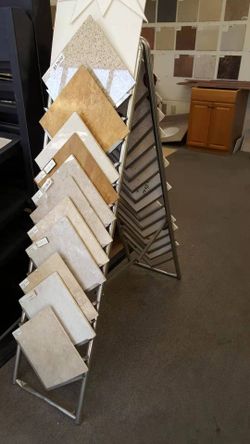 Stainless steel Tile display rack