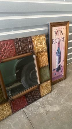 Mirror and frame