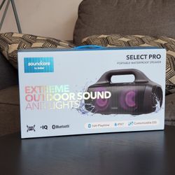 Soundcore By Anker Select Pro Portable Waterproof Bluetooth Speaker 