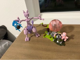 MEGA Construx Pokemon Figures Mew vs Mewtwo Clash Used Condition