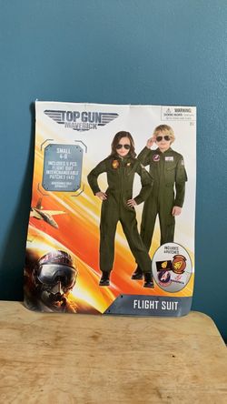 HALLOWEEN TOP GUN MAVERICK KIDS SIZE SMALL 4-6 COSTUME