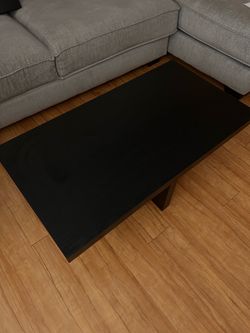 Black Rectangular Coffee Table