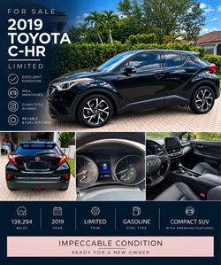 Selling my Toyota C-HR great condition
