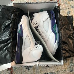 Air Jordan Retro 5 Grape Size 10.5
