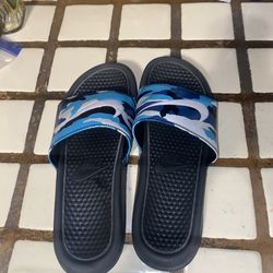 Nike Benassi JDI Slide (blue camo