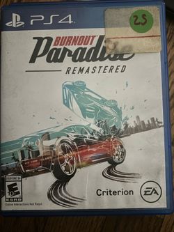 Burnout paradise ps4