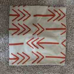 Decorative Pillow Cover (1) 17”x17”
