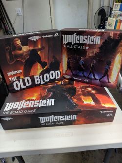 Wolfenstein Kickstarter Edition Plus Expansions board game