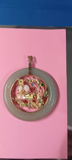 Vintage Jade Pendant 