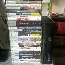 Xbox 360 + Over 30 Games! 