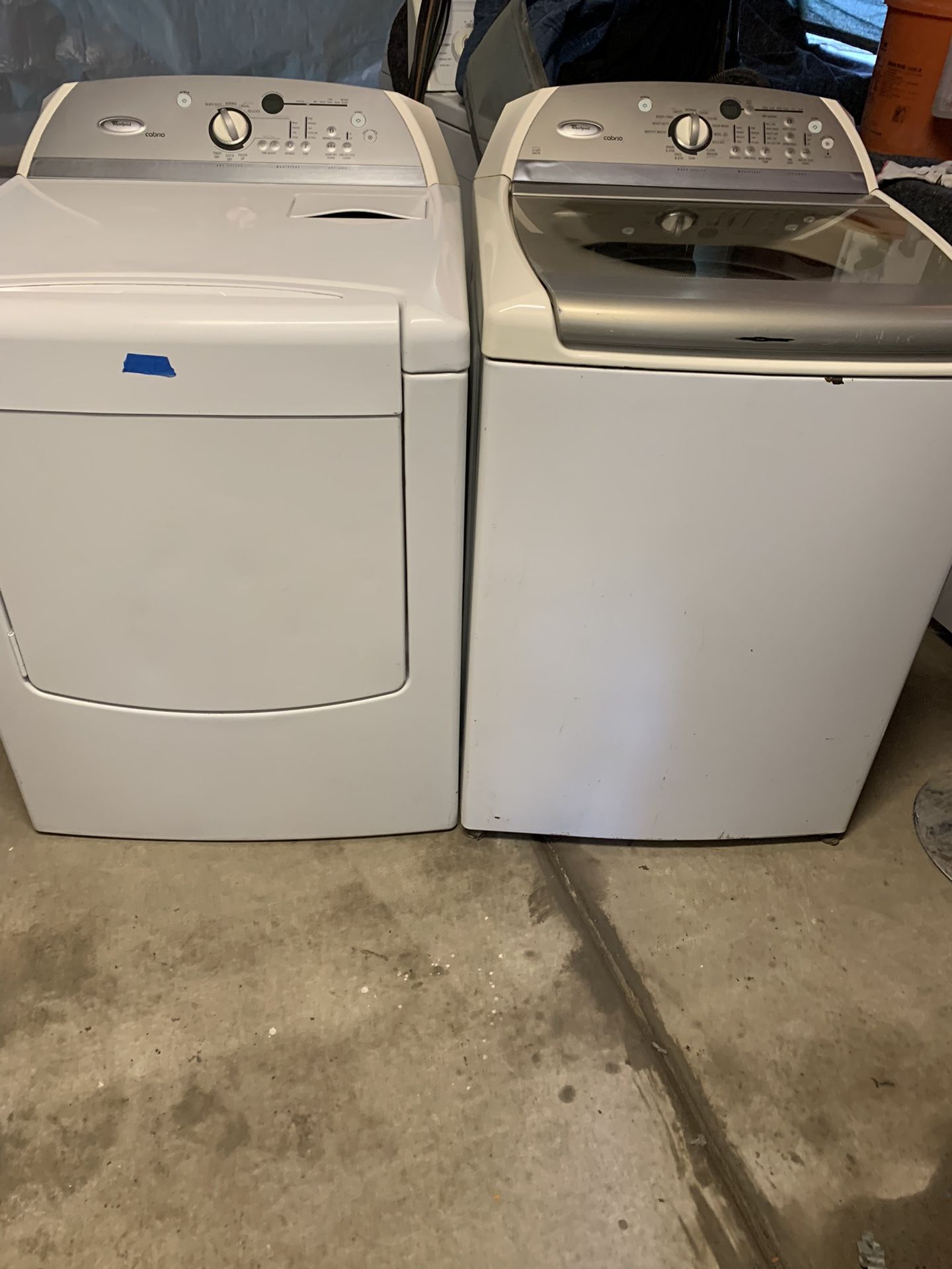 Whirlpool Cabrio Washer And Drayer