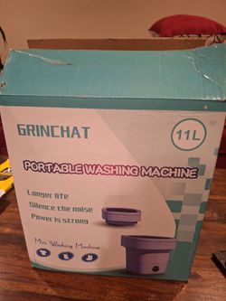 GRINCHAT 11L Portable Folding Mini Washing Machine (Like New)