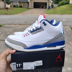 Air jordan 3 shop true blue 2011