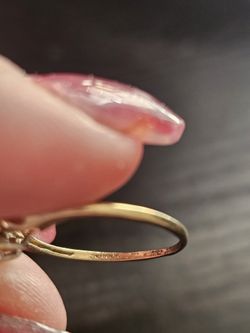 10K Gold Ruby & Diamond Ring