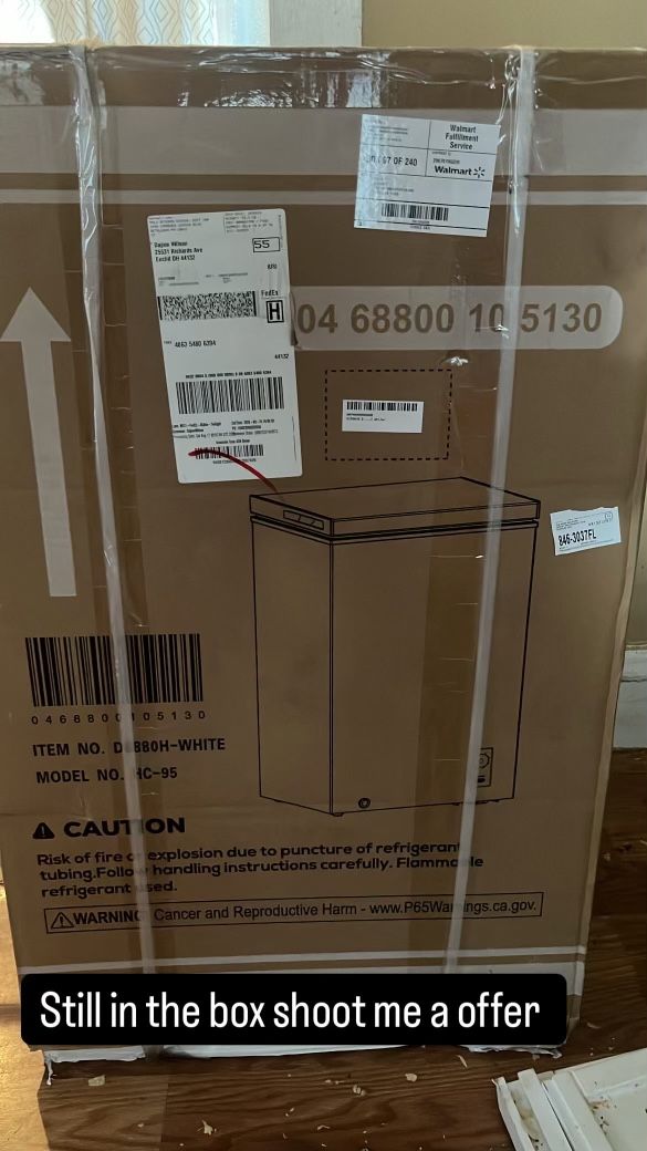 Deep Freezer Brand New Never Open