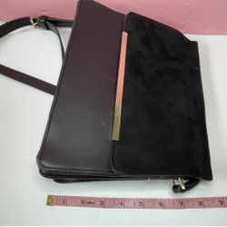 Womens Cato Crossbody Bag Purse Tote Black Gold ECU Y2K