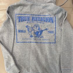 True Religion Zip Up Hoody -small