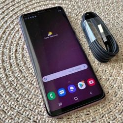 Samsung Galaxy S9,  Factory Unlocked.  Excellent Condition.  Like New 