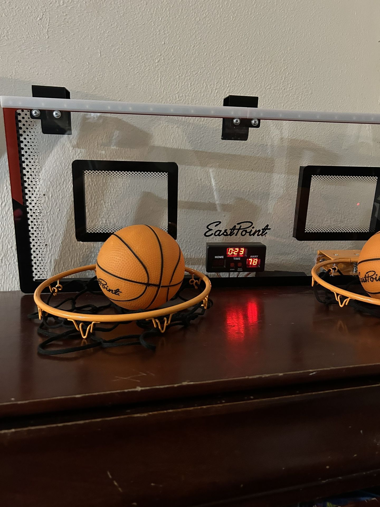 Indoor Double Basketball Hoop Toy
