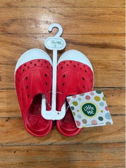 New- Little Me baby toddler slip on shoe size 6