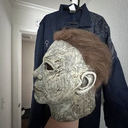 Michael Myers 18 Mask And Overalls