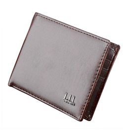 Mens Synthetic Leather Wallet Money Pockets Credit/ID Cards Holder Purse Brown Color