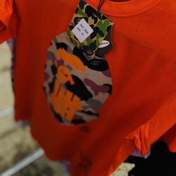 Orange Bape x Undefeated 