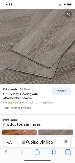 I have 6 boxes of vinyl flooring who is interested 45 dollars each box