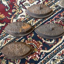 4 Antique Irons