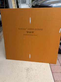 Schluter Kerdi-Board  and misc schluter items