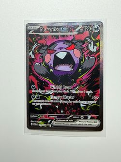 Morpeko ex Pokémon Card 117/084 Secret Rare